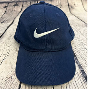 Unisex Adjustable Snap Back Navy Nike Swoosh Hat Cap
